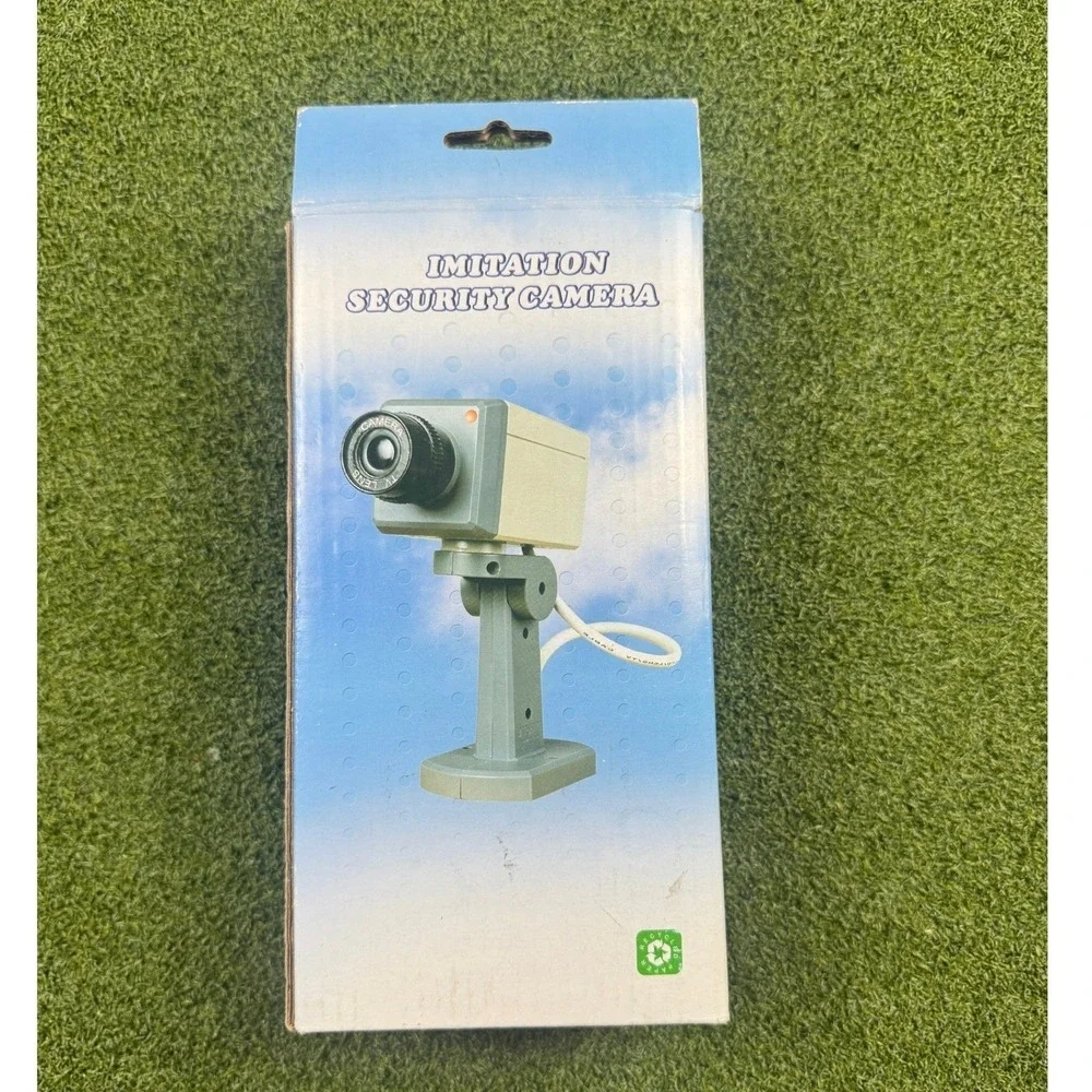 90's Vintage Imitation Security Camera Dummy Surveillance Flashing Oscillating